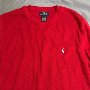 Polo by Ralph Lauren Scarlet Knit Top
